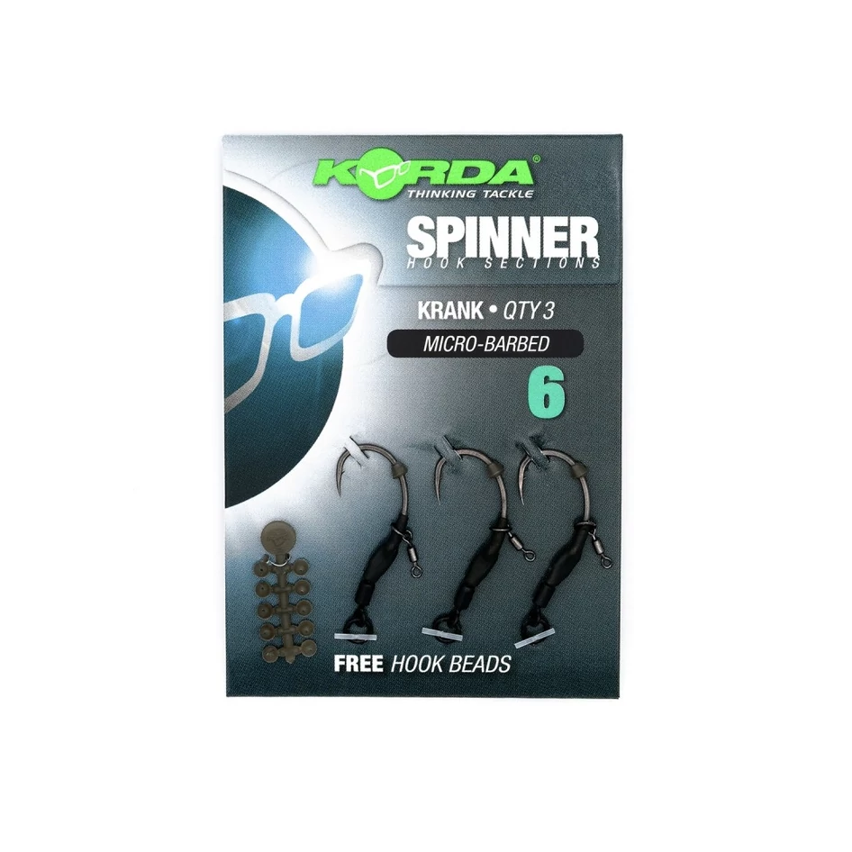 Korda Spinner Hook Sections Krank előkötött horog szekció